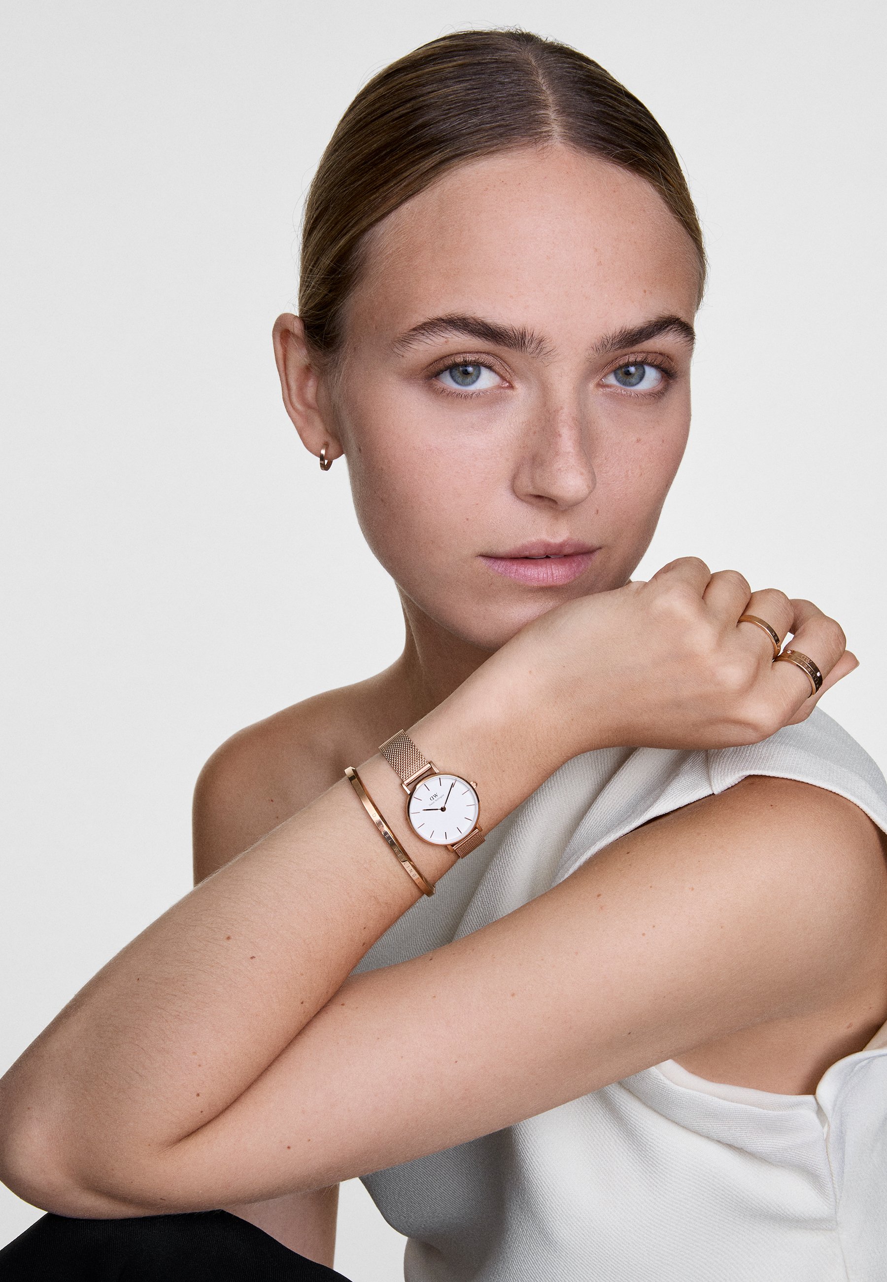 Daniel Wellington PETITE MELROSE 28M - Watch - eggshell 