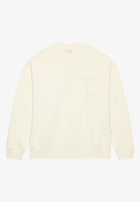 LOGO POCKET CREWNECK UNISEX - Collegepaita - antique white