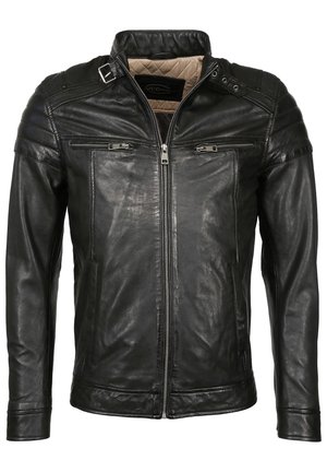 Chaqueta de cuero - black