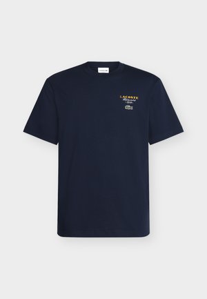 Lacoste, Print T-shirt - navy blue