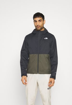 Waterproof jacket - olive/black