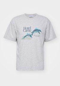 ONE DAY IN PARADISE UNISEX - T-shirts print - melange grey
