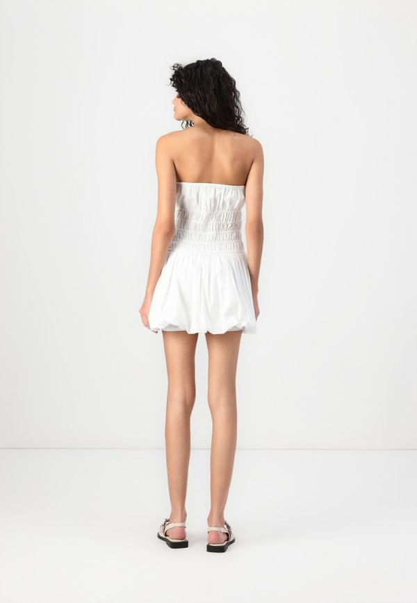 Strapless Bubble Mini Dress - Day dress4