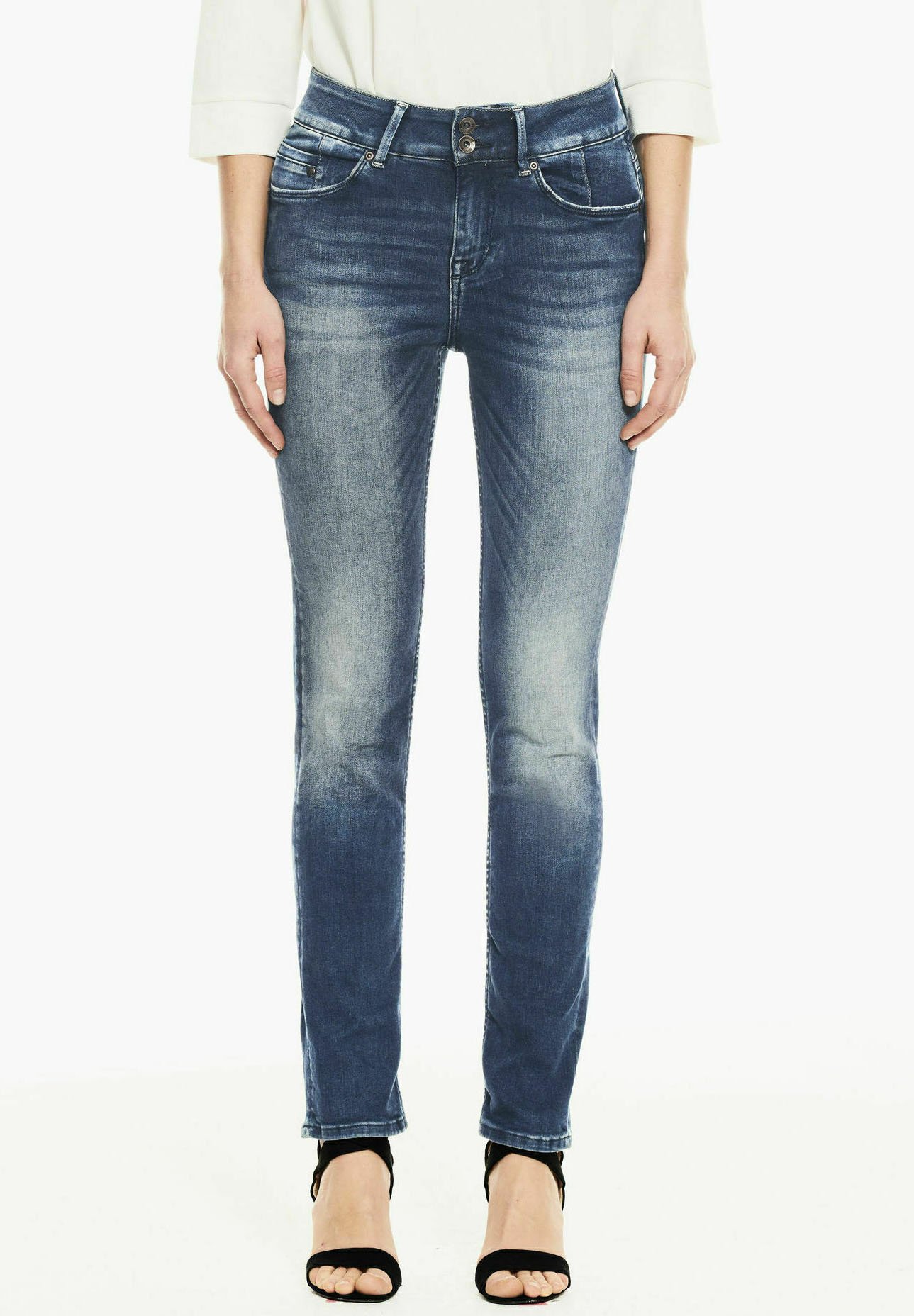 Garcia Slim fit jeans - vintage used/Blauw denim/bluedenim - Zalando.nl