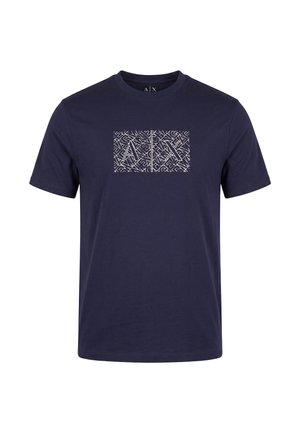 Armani Exchange, T-SHIRT - Camiseta estampada - blu scuro