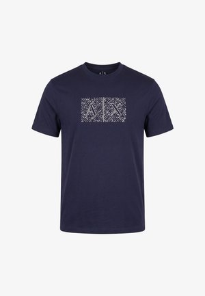 Armani Exchange, T-SHIRT - Camiseta estampada - blu scuro