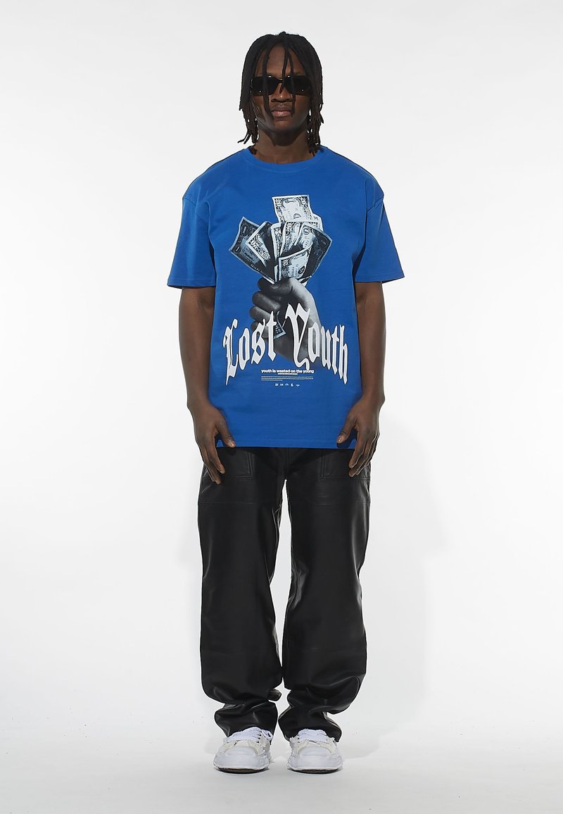 Lost Youth - MONEY V.1 - T-shirt con stampa - cobalt blue, Ingrandire