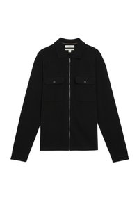 RICH ZIP POCKET SMART - Strickjacke - black