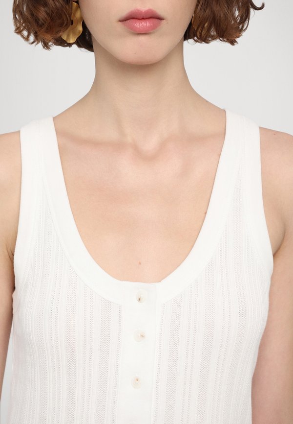 HALF PLACKET TANK - Top - ivory3
