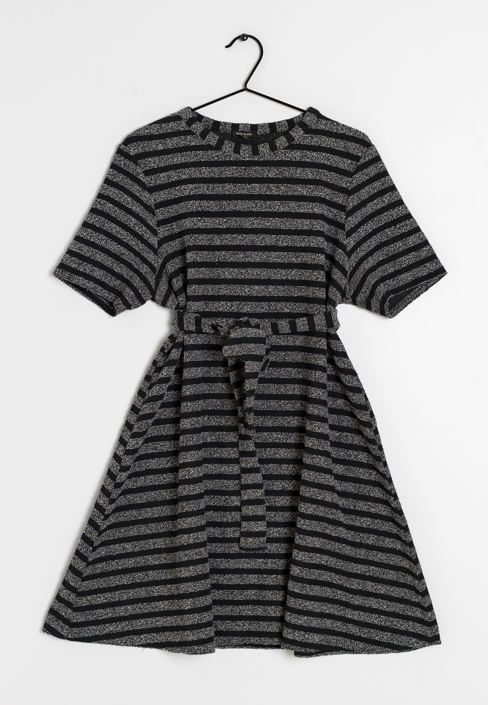 black and white river island dress Black White Star Maxi Dress  Secret Label