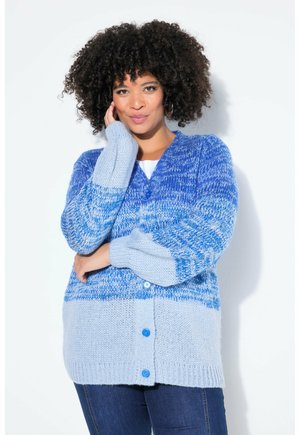 STRAIGHT FIT MELANGE BALLON-ÄRMEL - Vest - blue