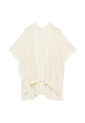 s.Oliver, INDOOR-PONCHO - Cardigan - helles beige