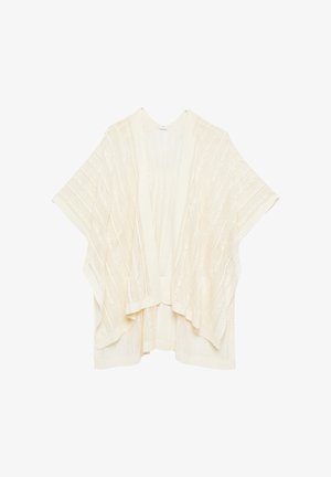 s.Oliver, INDOOR-PONCHO - Cardigan - helles beige