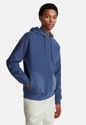 WITH DRAWSTRING - Kapuzenpullover - blue