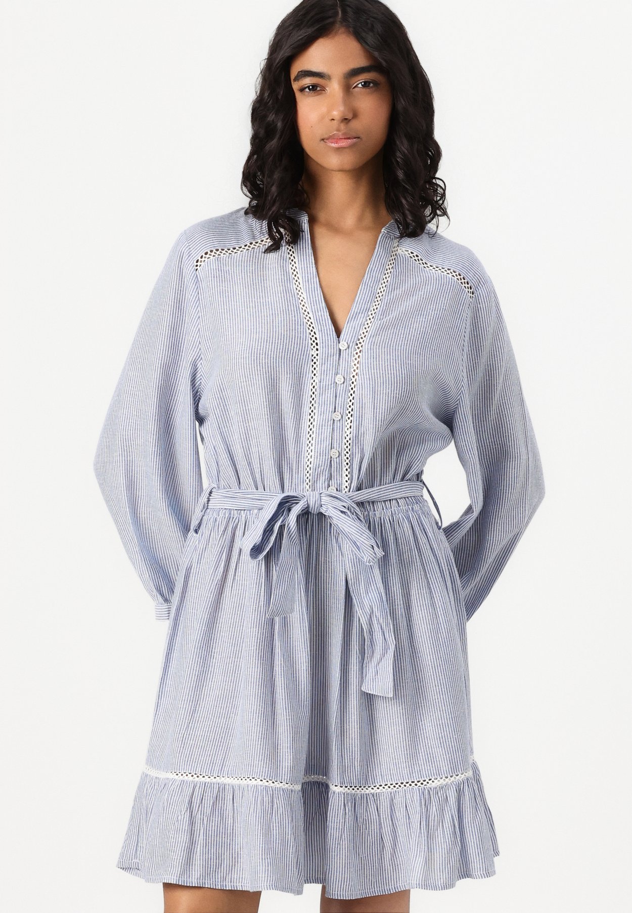 ONLDARA LIFE V NECK BELT DRESS