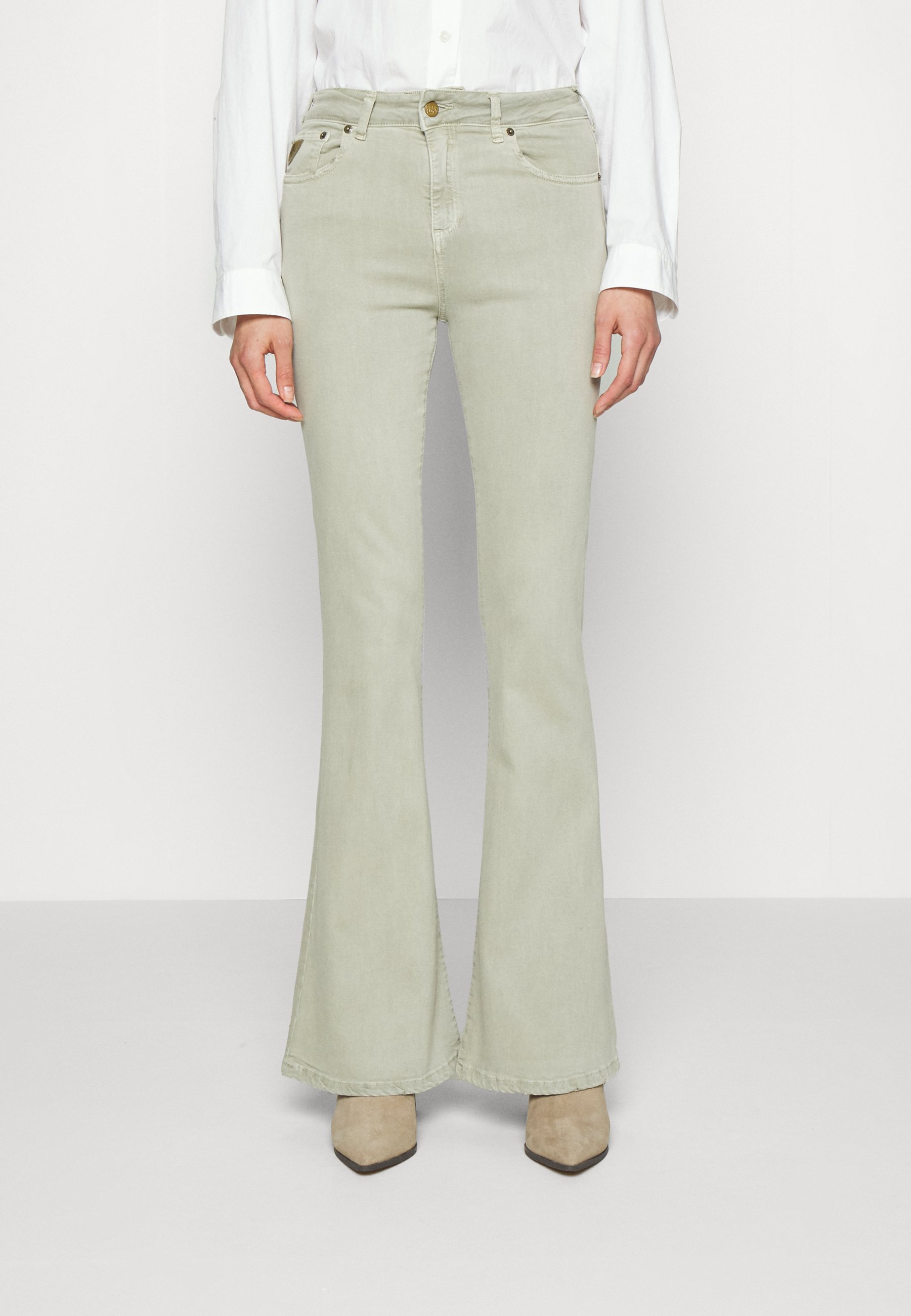 LOIS Jeans RAVAL MEGALIA SHOT - Flared Jeans - green/groen - Zalando.be