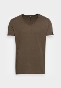 Não selecionado, marrone