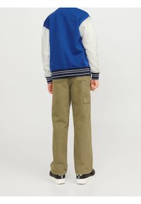 Jack & Jones Junior JORCOLE VARSITY - Sudadera con cremallera - mazarine blue