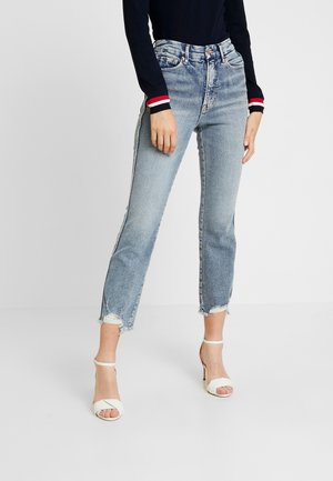 Jeans straight leg - light-blue denim