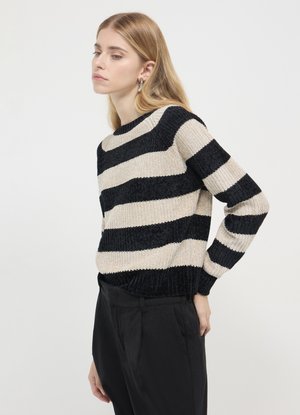 Calliope EN CHENILLE RAYÉ - Pullover - une variante