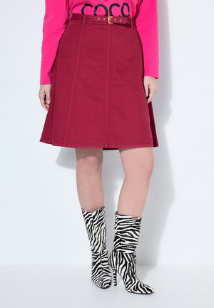 MIDI ZIERGÜRTEL - A-Linien-Rock - dark red