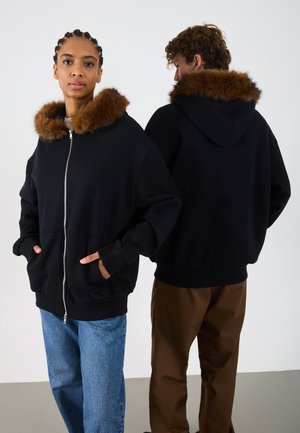 UNISEX - Mikina so zipsom - black