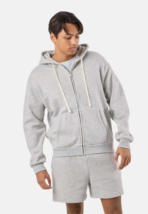 LOS ANGELES HOOD - Felpa con zip - grey