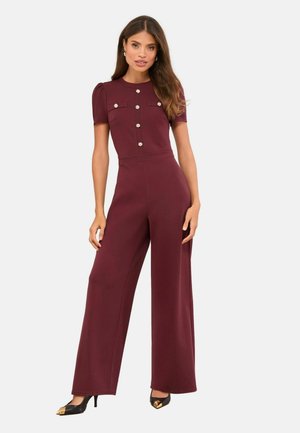REGULAR FIT - Overall / Jumpsuit - burgundy red