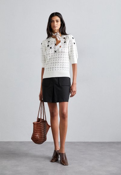 Baum und Pferdgarten CAPONI - T-shirt imprimé - cloud dancer