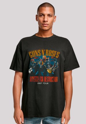 GUNS N' ROSES 1987 TOUR VINTAGE ROCK - Print T-shirt - schwarz