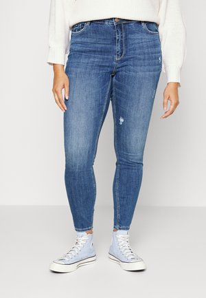 VMSOPHIA CURVE - Jeans Skinny Fit - medium blue denim