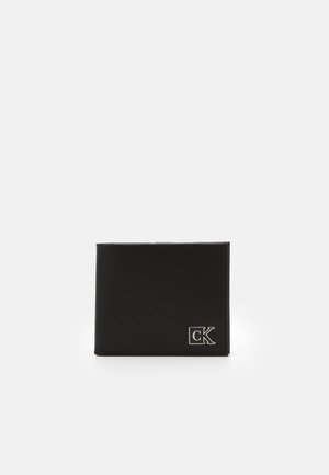 PLAQUE BILLFOLD COIN - Portafoglio - black