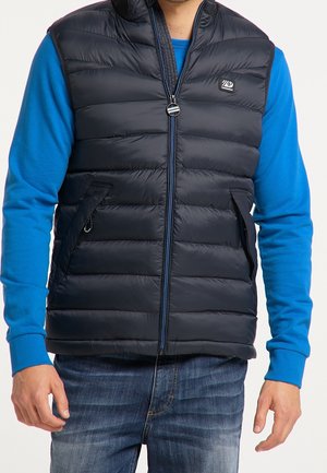 Chaleco - mottled dark blue
