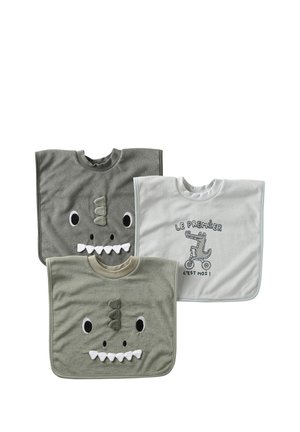 Vertbaudet, 3ER-PACK BABY SCHLUPFLÄTZCHEN UNISEX - Bib - salbei