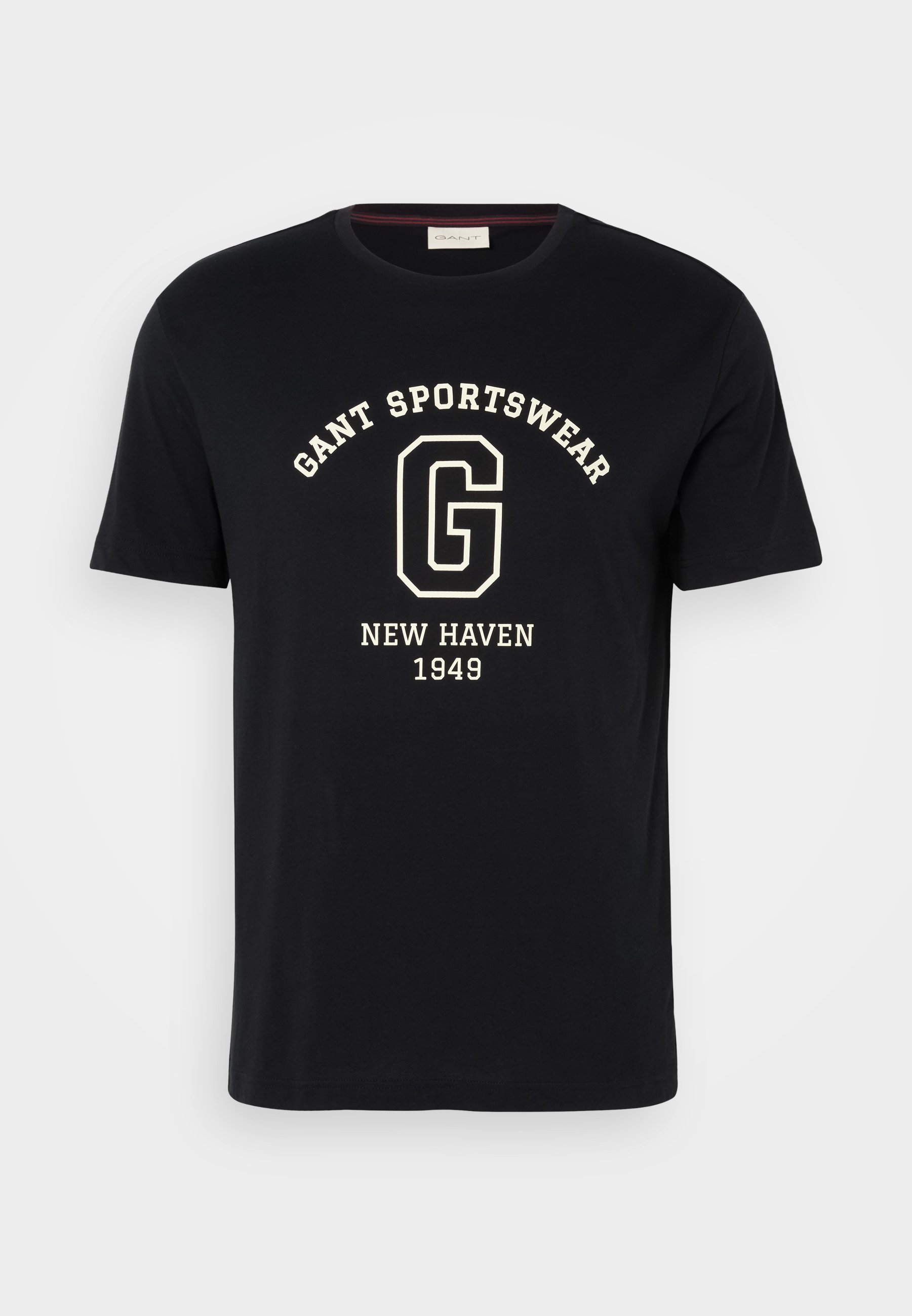 GANT GRAPHIC - Triko s potiskem - black