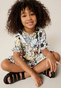 Next SHORT SLEEVE  REGULAR FIT - Džersio suknelė - disney mickey and friends print