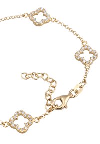 Elli SPARKLING CLOVER - Bracelet - gold-coloured