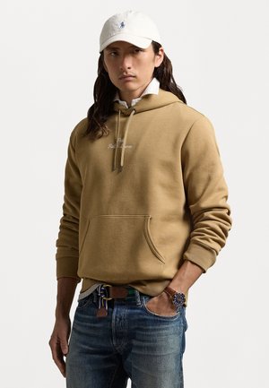 Polo Ralph Lauren LOGO DOUBLE KNIT HOODIE - Hoodie - new bronze
