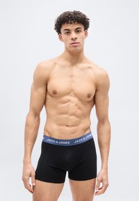 Jack & Jones JACSOLID TRUNKS 5 PACK - Trunks - black/blue