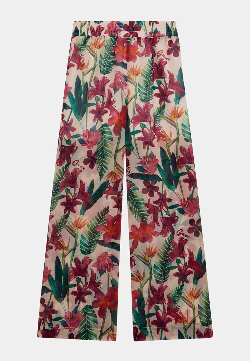 Guess Pantaloni blumenmuster/multicolore