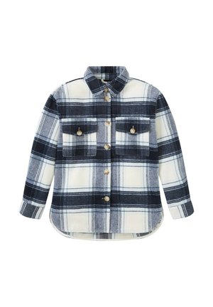 Mezisezónní bunda  - blue navy/ offw hite big check