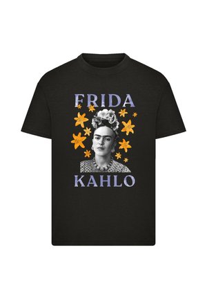 KAHLO STAR GRAPHIC - Print T-shirt - schwarz