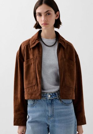 Lederjacke - brown