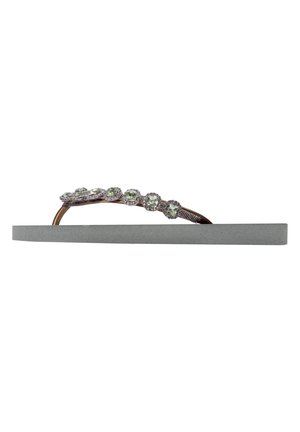 Uzurii Infradito Precious Bloom White - Black Con Fiori 3D - Suola Morbida In Gomma - 3
