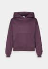 COZY HOODIE - Hoodie - deep plum