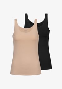 Unselected, schwarz cream tan