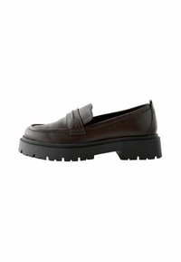 Next WIDE FIT - Loaferit/pistokkaat - black brush off