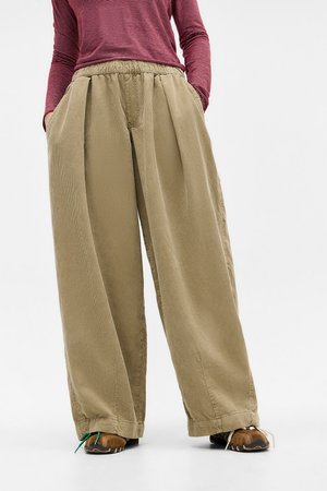 BOBBI PANT - Stoffhose - stone