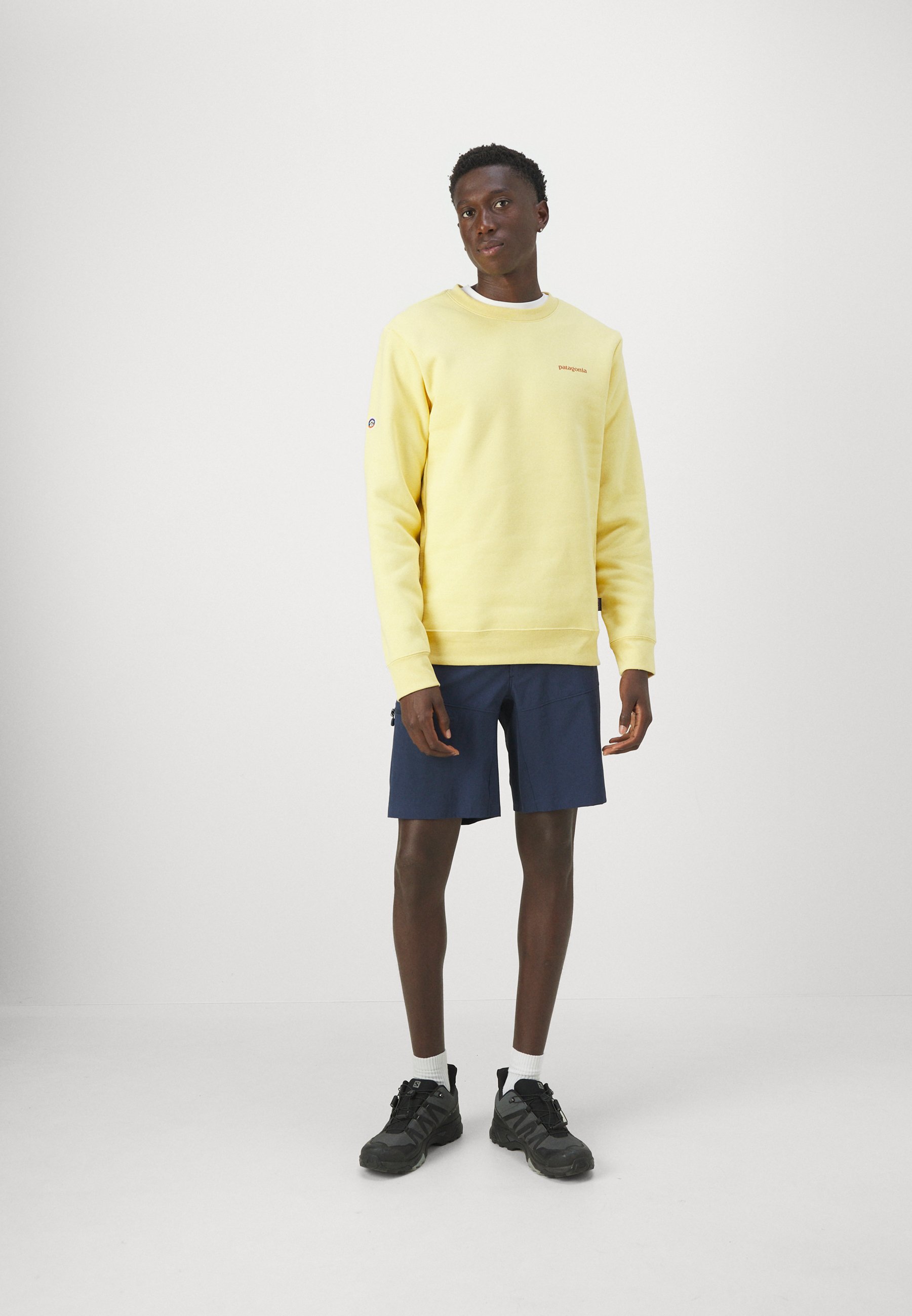 Patagonia FITZ ROY ICON UPRISAL CREW - Sweatshirt - milled yellow/yellow -  Zalando.ie