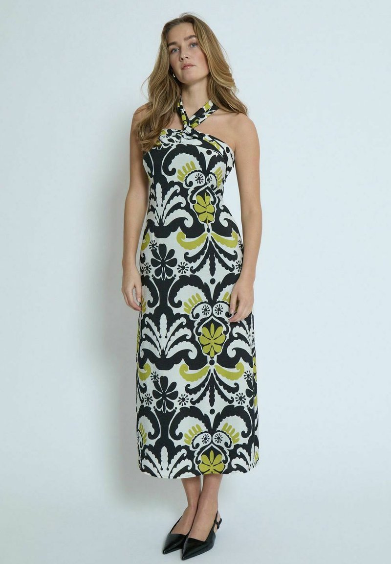 Desires DSNORI HALTERNECK PRINT - Dienas kleita - p gardenia print
